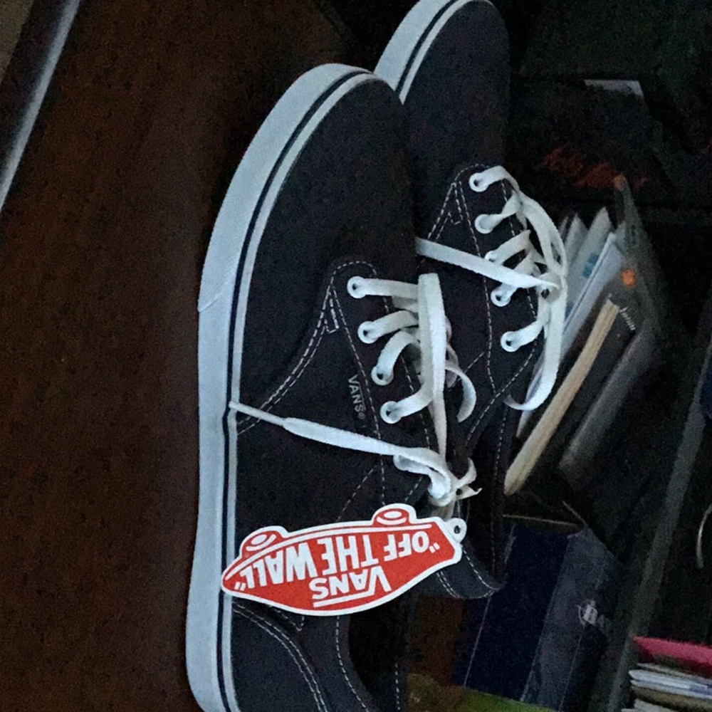 Vans - Dark Blue - Ladies 6.5 Size. Brand New